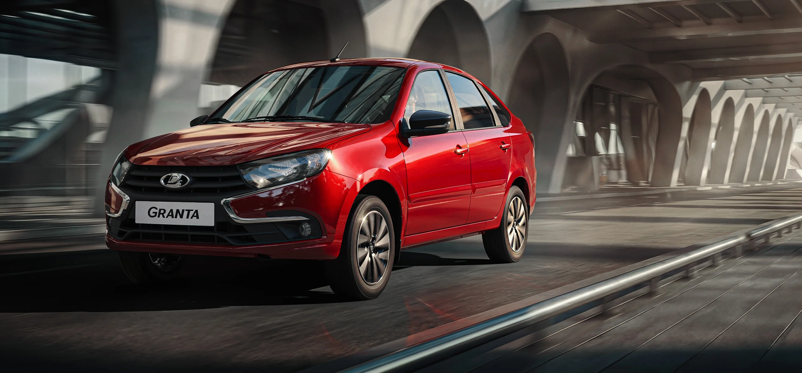 LADA Granta лифтбек вид сбоку
