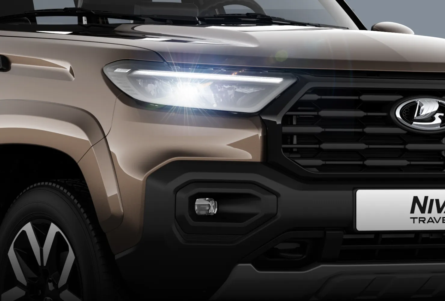 Светодиодная передняя оптика LADA Niva Travel