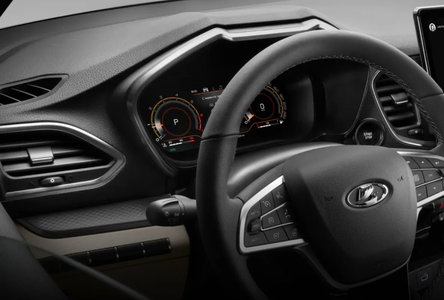 Панель приборов LADA Vesta с&nbsp;покрытием салона