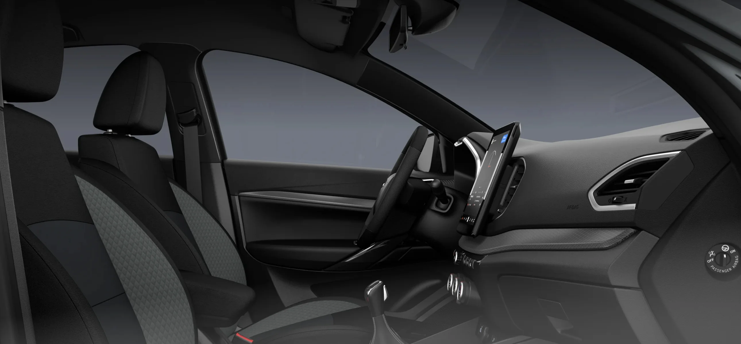 Интерьер LADA Vesta SW&nbsp;— приборная панель, руль, мультимедийный экран